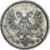 Coin, Finland, Nicholas II, 25 Penniä, 1917, Helsinki, MS(60-62), Silver, KM:19