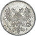 Coin, Finland, Nicholas II, 25 Penniä, 1917, Helsinki, MS(60-62), Silver, KM:19