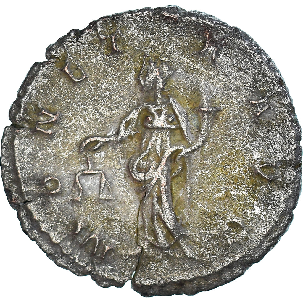 Moneta, Postumus, Antoninianus, 260-269, Cologne, EF(40-45), Bilon, RIC:315