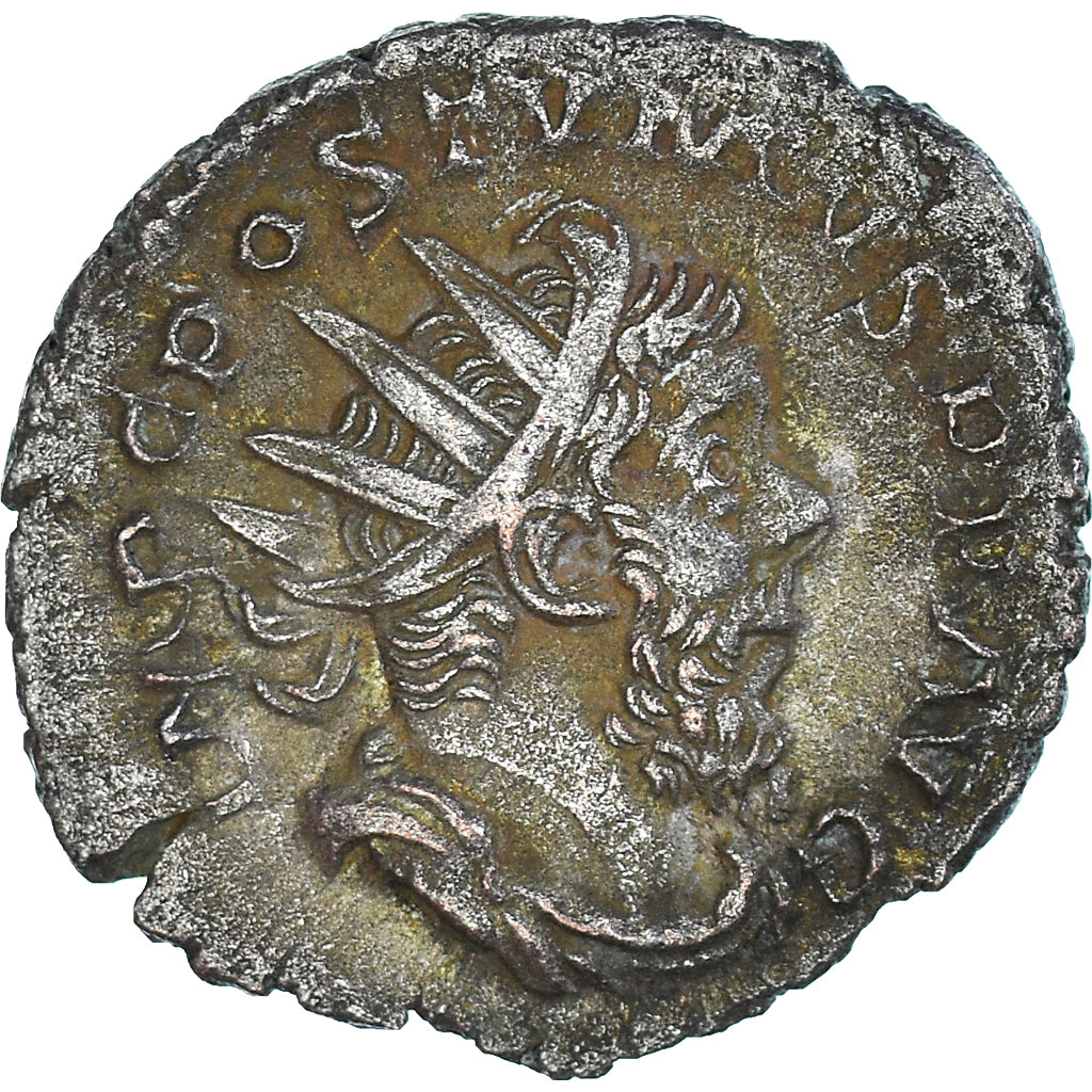 Coin, Postumus, Antoninianus, 260-269, Cologne, AU(50-53), Billon, RIC:315