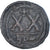 Moneda, Tiberius II Constantine, Half Follis, 578-582, Rome, BC+, Bronce