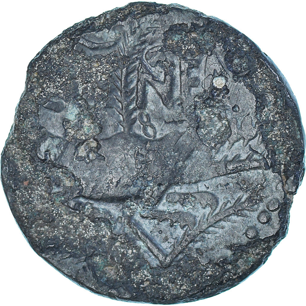 Coin, Nemausus, Augustus & Agrippa, As, 20-10 BC, Nîmes, VF(20-25), Bronze