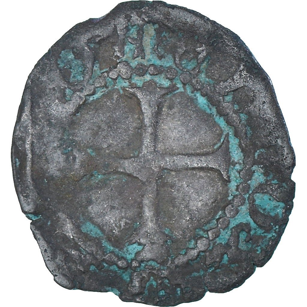 Münze, Frankreich, Charles VIII, Denier Bourdelois, 1483-1498, Bordeaux, S