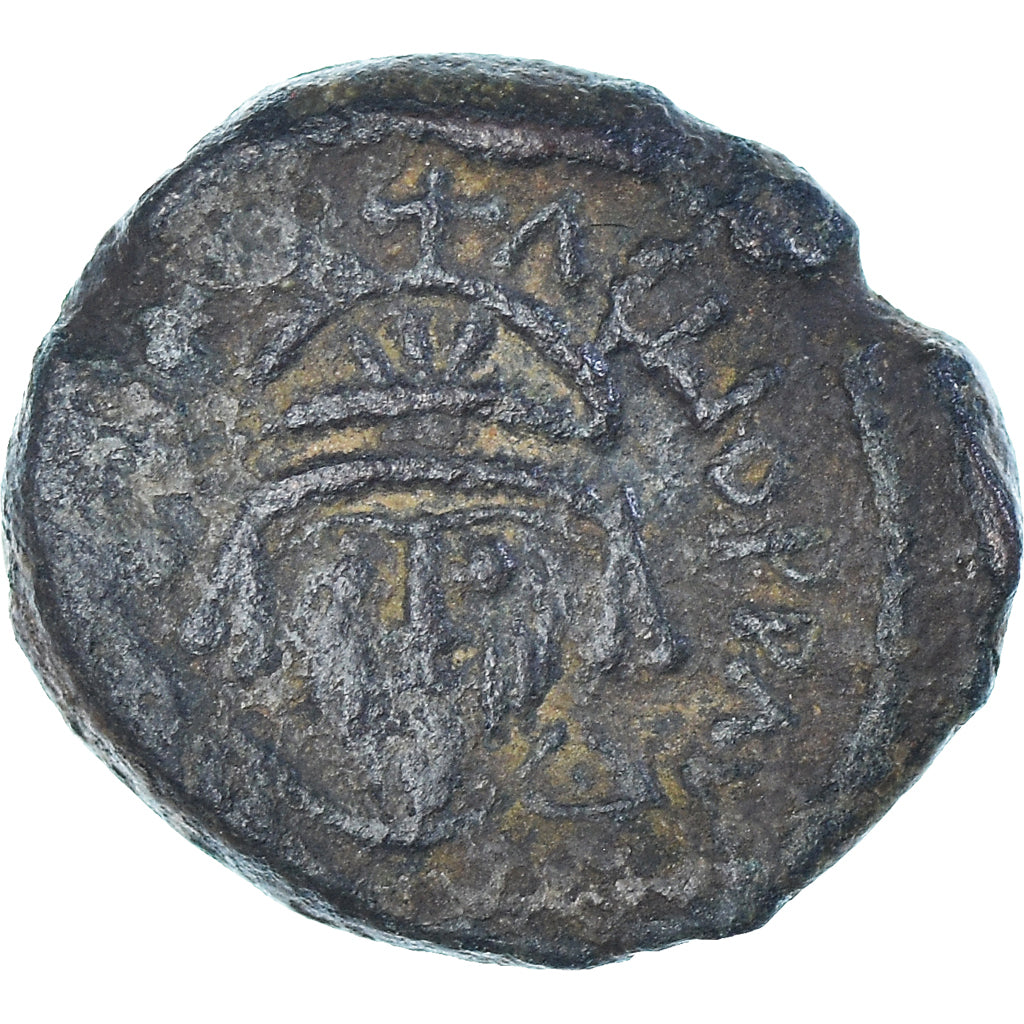 Coin, Heraclius, Half Follis, 610-641, Carthage, VF(30-35), Bronze