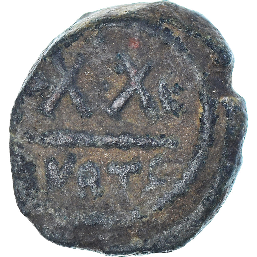 Coin, Heraclius, Half Follis, 610-641, Carthage, VF(30-35), Bronze