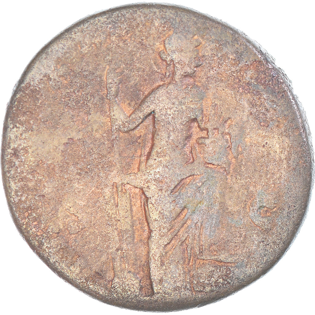 Coin, Antoninus Pius, Sestertius, 138-161, Rome, VG(8-10), Bronze