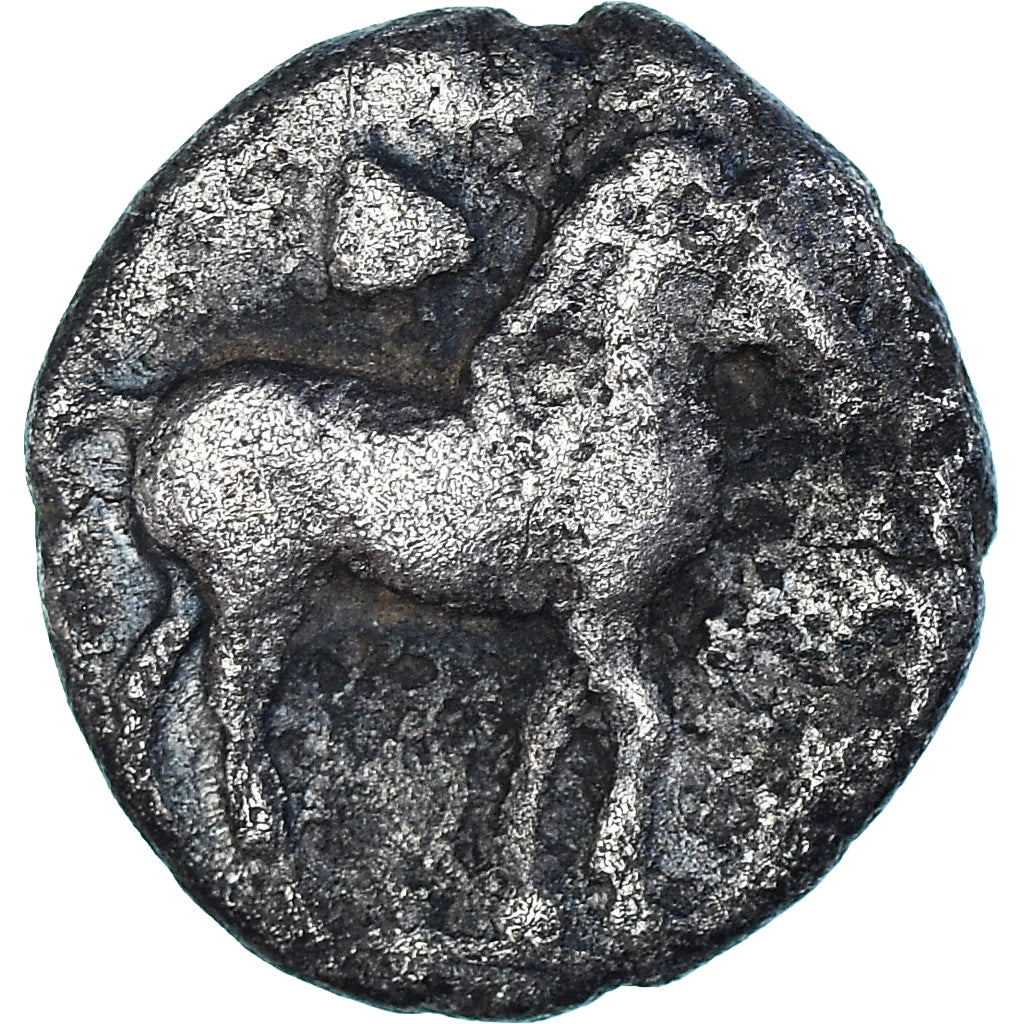 Coin, Kingdom of Macedonia, Alexander I, Obol, ca. 475-450 BC, Aigai(?)
