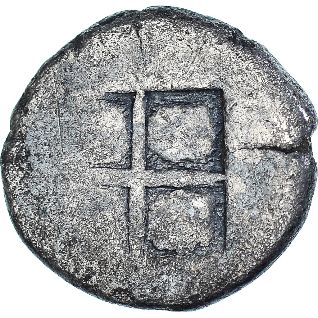 Coin, Kingdom of Macedonia, Alexander I, Obol, ca. 475-450 BC, Aigai(?)