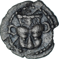 Coin, Macedonia, Obol, ca. 500-470 BC, Akanthos, EF(40-45), Silver, SNG-ANS:27-9