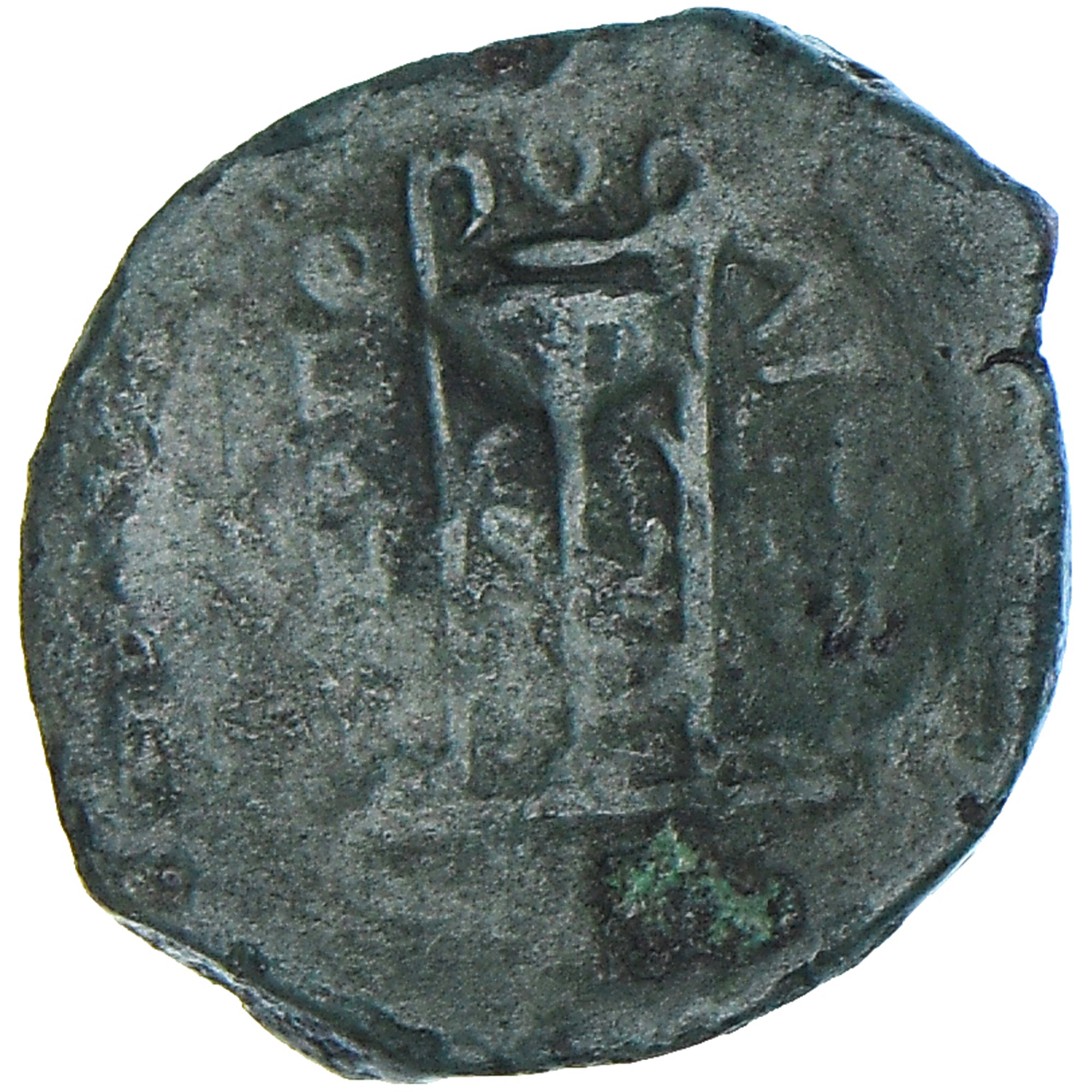 Moneta, Campania, Æ, ca. 317-270 BC, Neapolis, VF(30-35), Brązowy, SNG-ANS:518