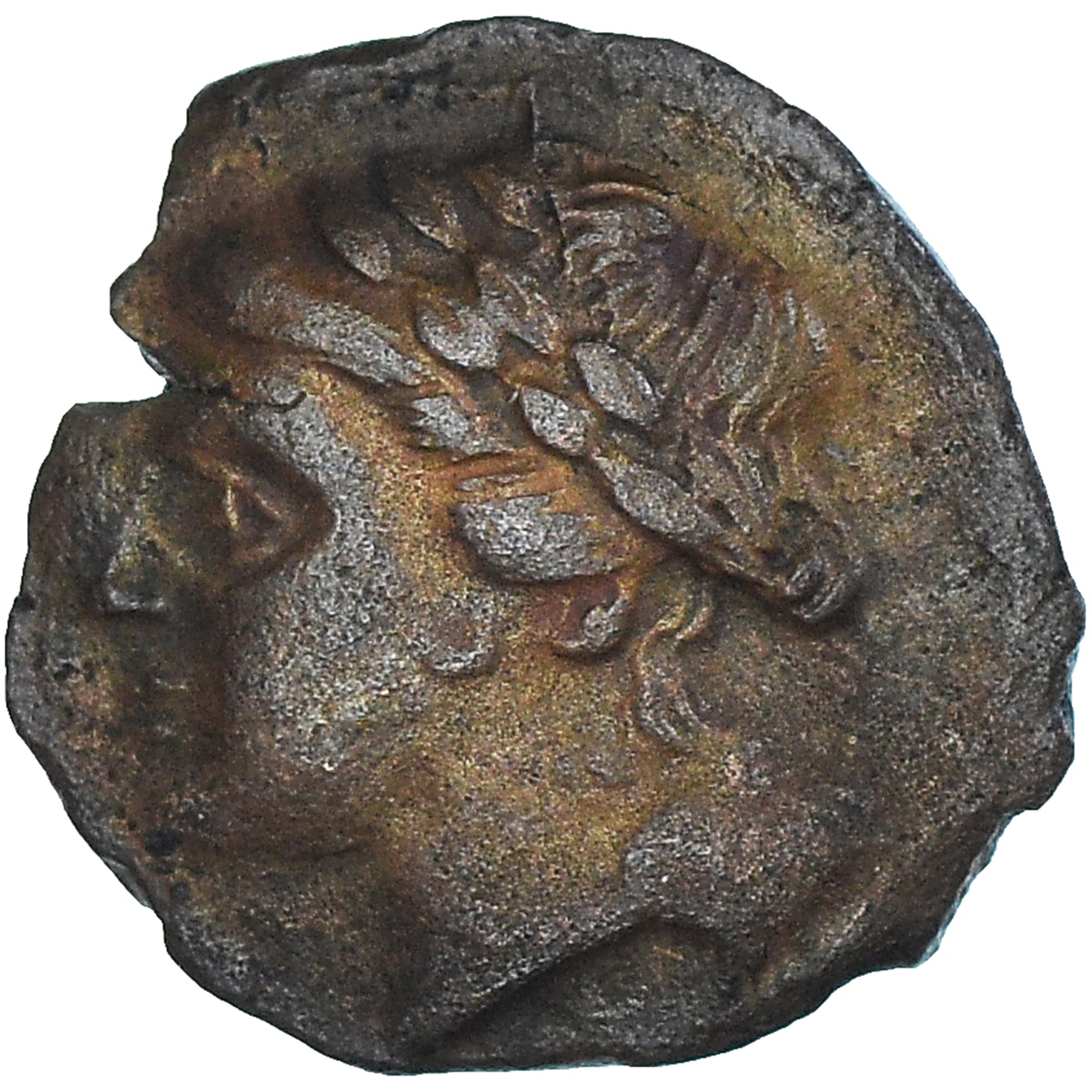 Moeda, Campânia, Æ, ca. 250-225 BC, Neapolis, EF(40-45), Bronze, HGC:1-482