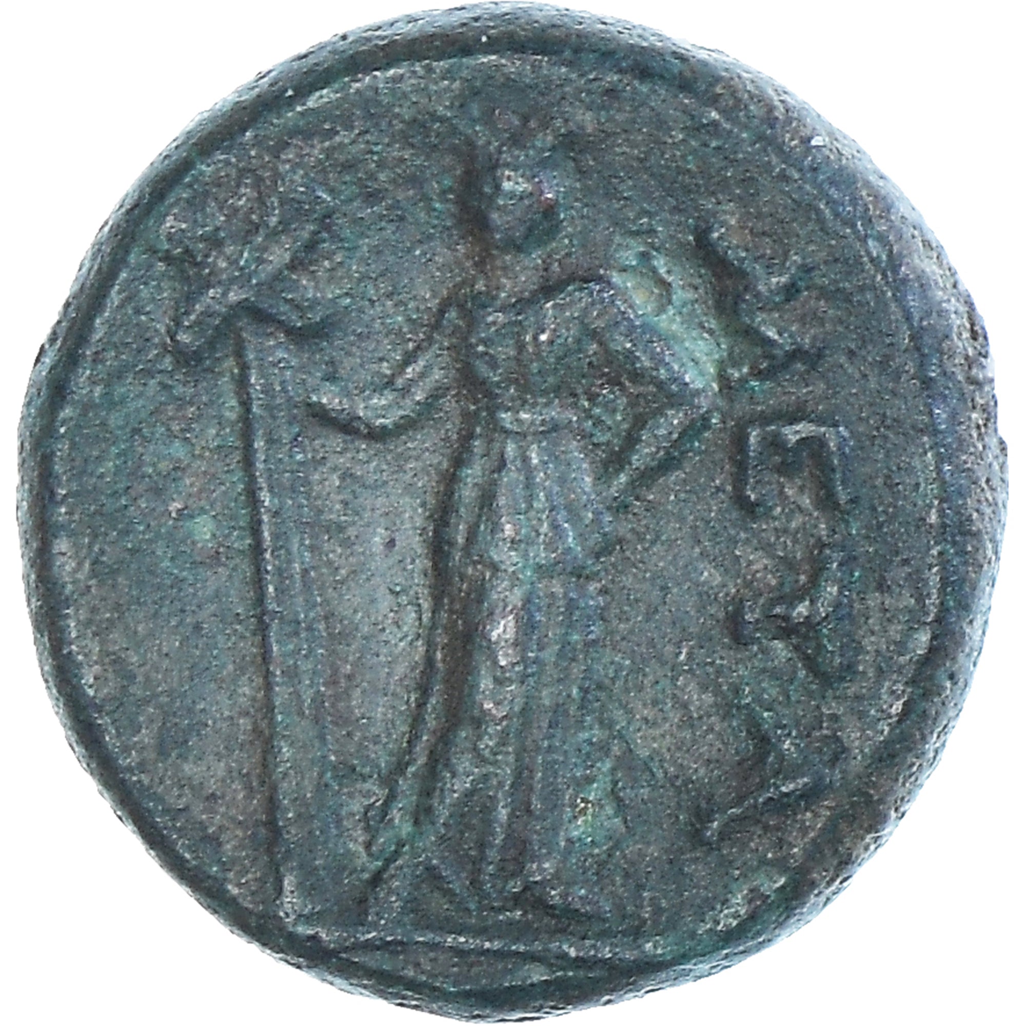 Moneta, Lucania, Æ, ca. 250-210 BC, Metapontion, BB, Bronzo, HN Italy:1702