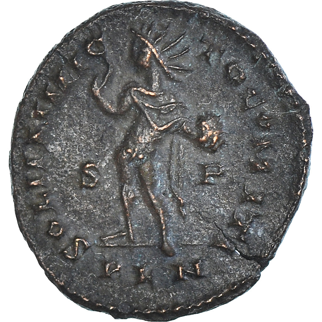 Münze, Crispus, Follis, 317, London, SGE+, Bronze, RIC:115