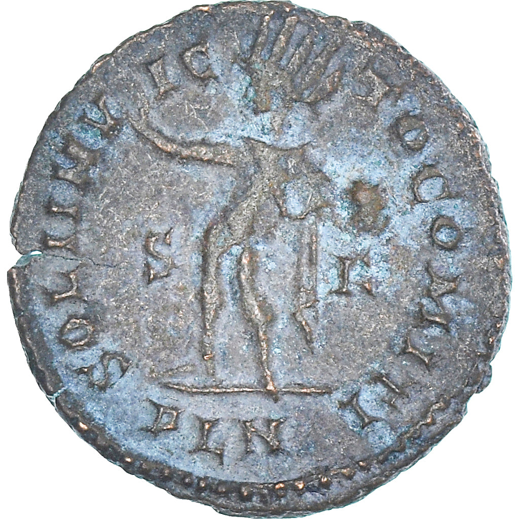 Coin, Constantine I, Follis, 313-314, London, VF(30-35), Bronze, RIC:10