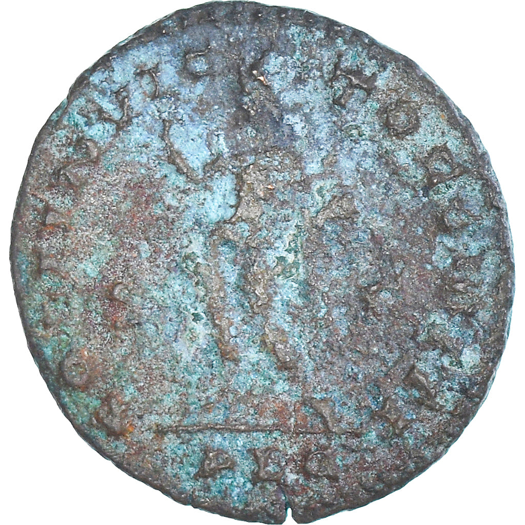 Moneta, Constantine I, Follis, 313-314, Lugdunum, MB+, Bronzo, RIC:5.