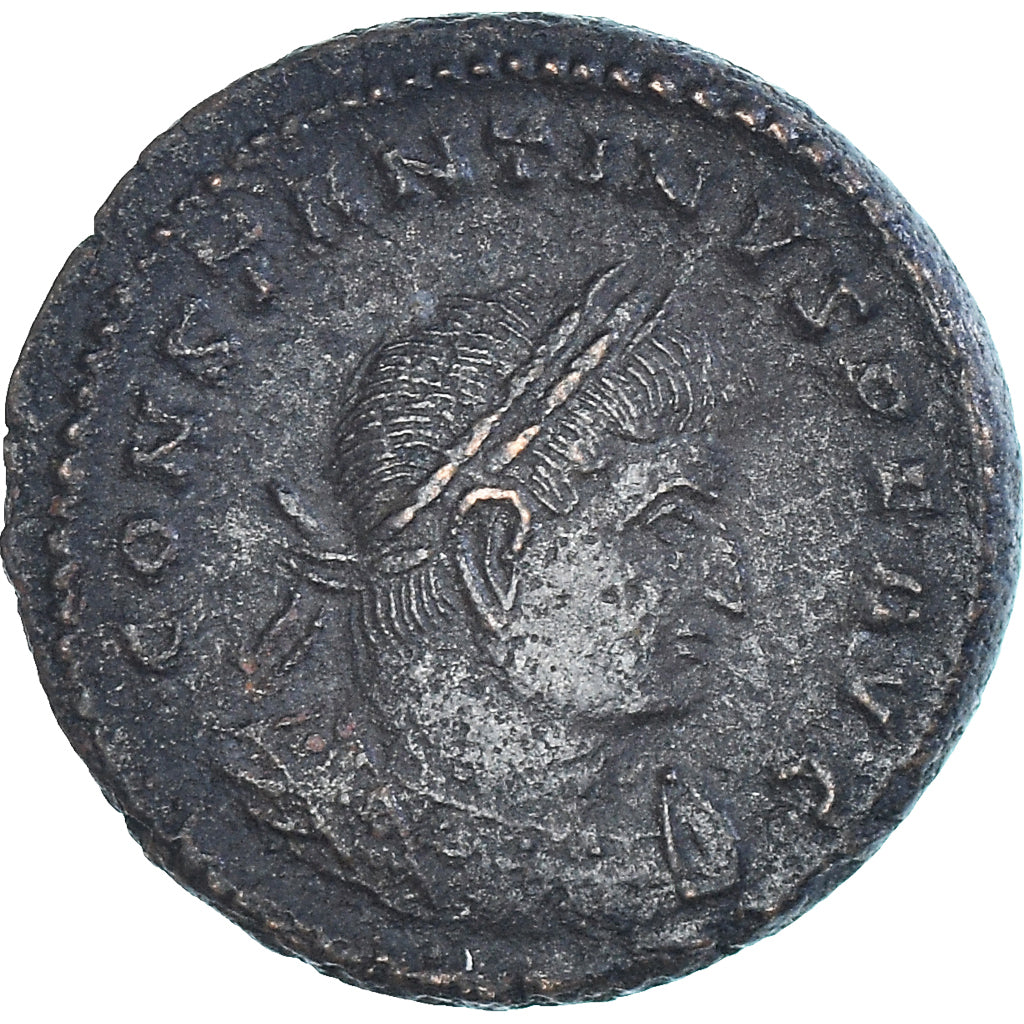 Monnaie, Constantin I, Follis, 317, Trèves, TTB+, Bronze, RIC:135