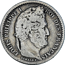 Coin, France, Louis-Philippe I, 25 Centimes, 1846, Paris, VF(30-35), Silver