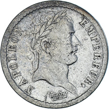 Moneda, Francia, Napoleon I, Demi Franc, 1811, Paris, MBC, Plata, KM:691.1