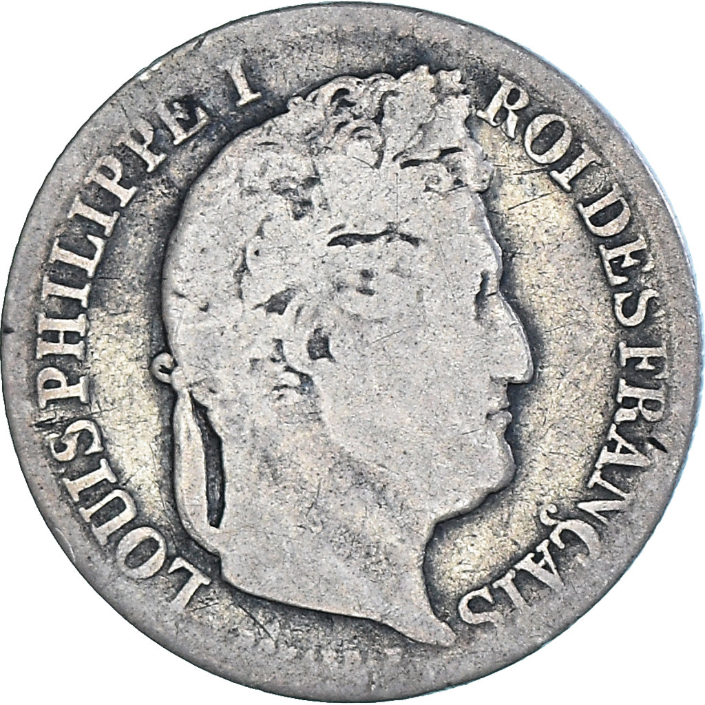 Münze, Frankreich, Louis-Philippe, 1/2 Franc, 1839, Paris, S, Silber, KM:741.1
