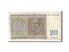 Banknote, Belgium, 20 Francs, 1950, 1950-07-01, KM:132a, EF(40-45)