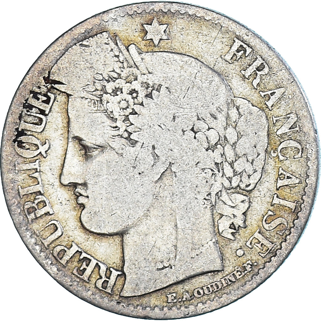 Münze, Frankreich, Cérès, 50 Centimes, 1850, Paris, S, Silber, KM:769.1