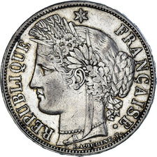Moneda, Francia, Cérès, 5 Francs, 1870, Paris, MBC+, Plata, Gadoury:743