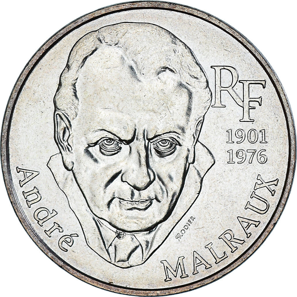 Monnaie, France, André Malraux, 100 Francs, 1997, Paris, SUP+, Argent