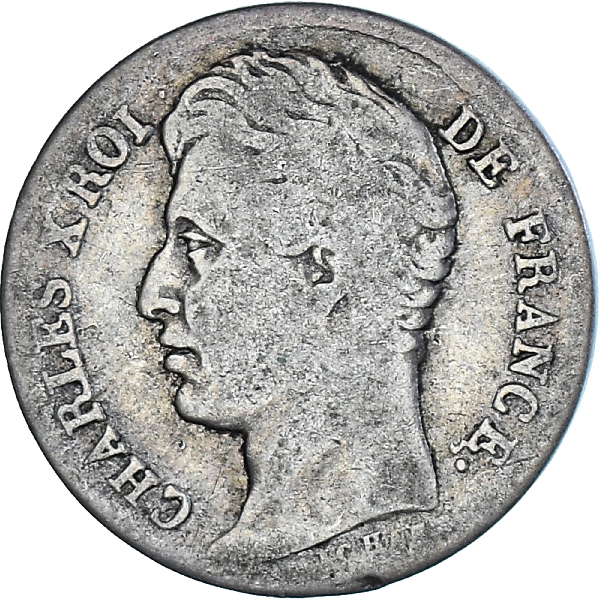 Munten, Frankrijk, Charles X, 50 Centimes, 1828, Paris, FR, Zilver, KM:723.1