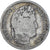 Moneda, Francia, Louis-Philippe, 2 Francs, 1837, Rouen, BC+, Plata, KM:743.2