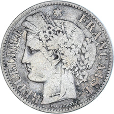 Coin, France, Cérès, 2 Francs, 1849, Paris, VF(20-25), Silver, KM:760.1