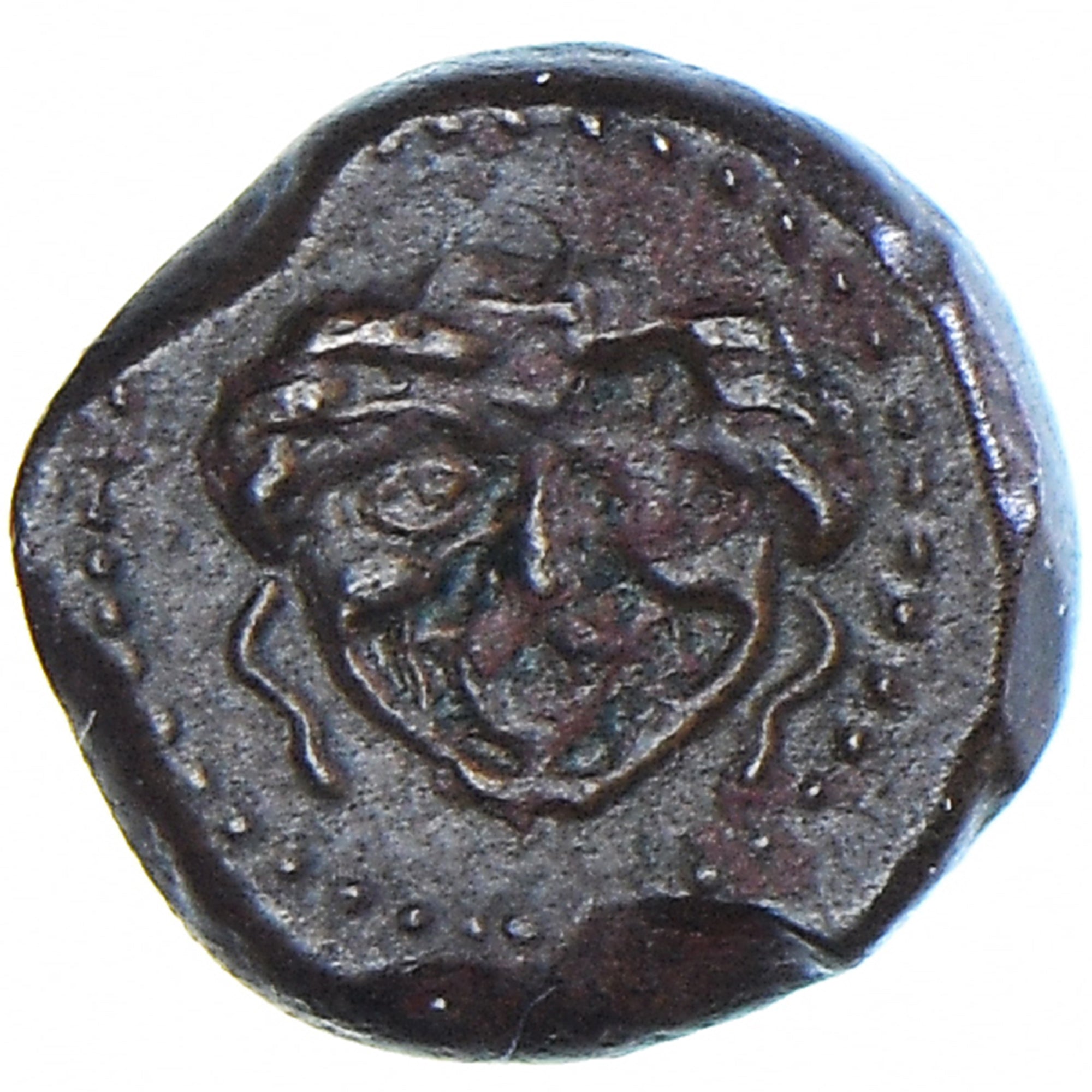 Coin, Sicily, Fraction Æ, 420-405 BC, Kamarina, EF(40-45), Bronze, HGC:2-547