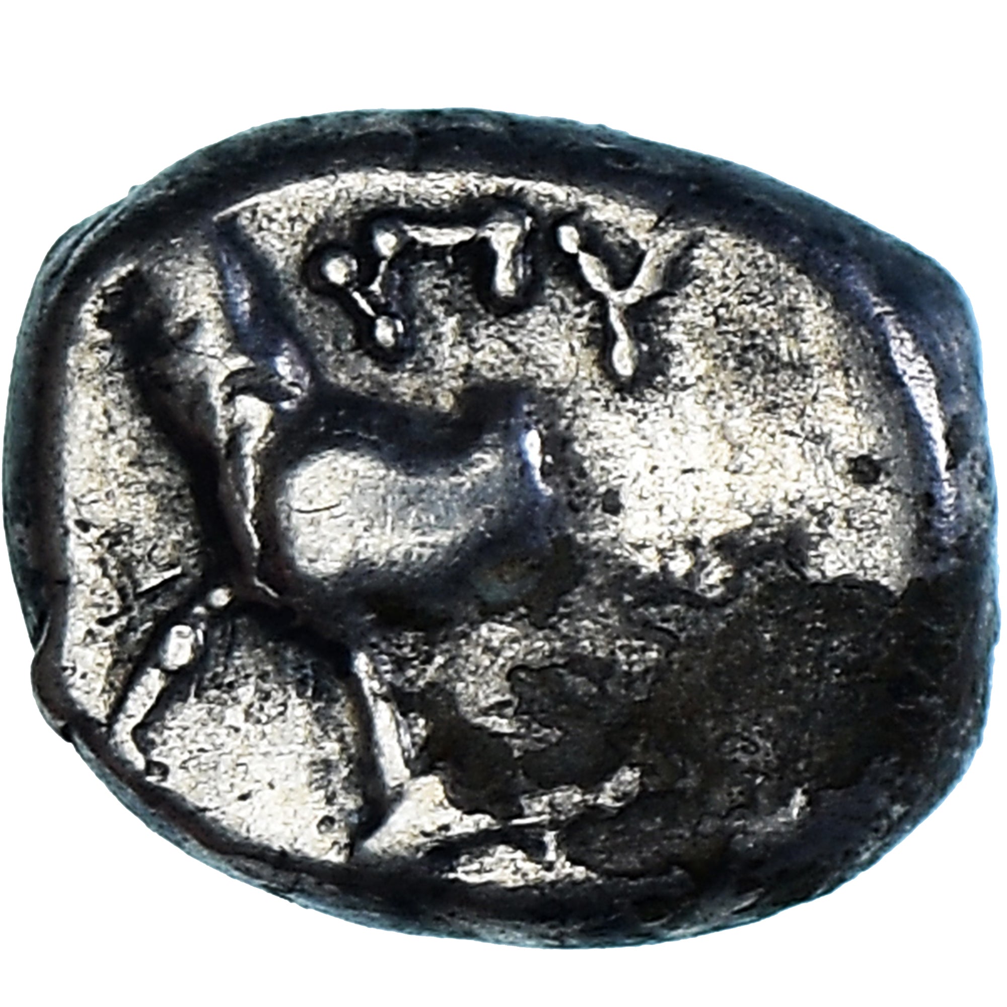 Coin, Thrace, Hemidrachm, ca. 353-340 BC, Byzantium, VF(30-35), Silver