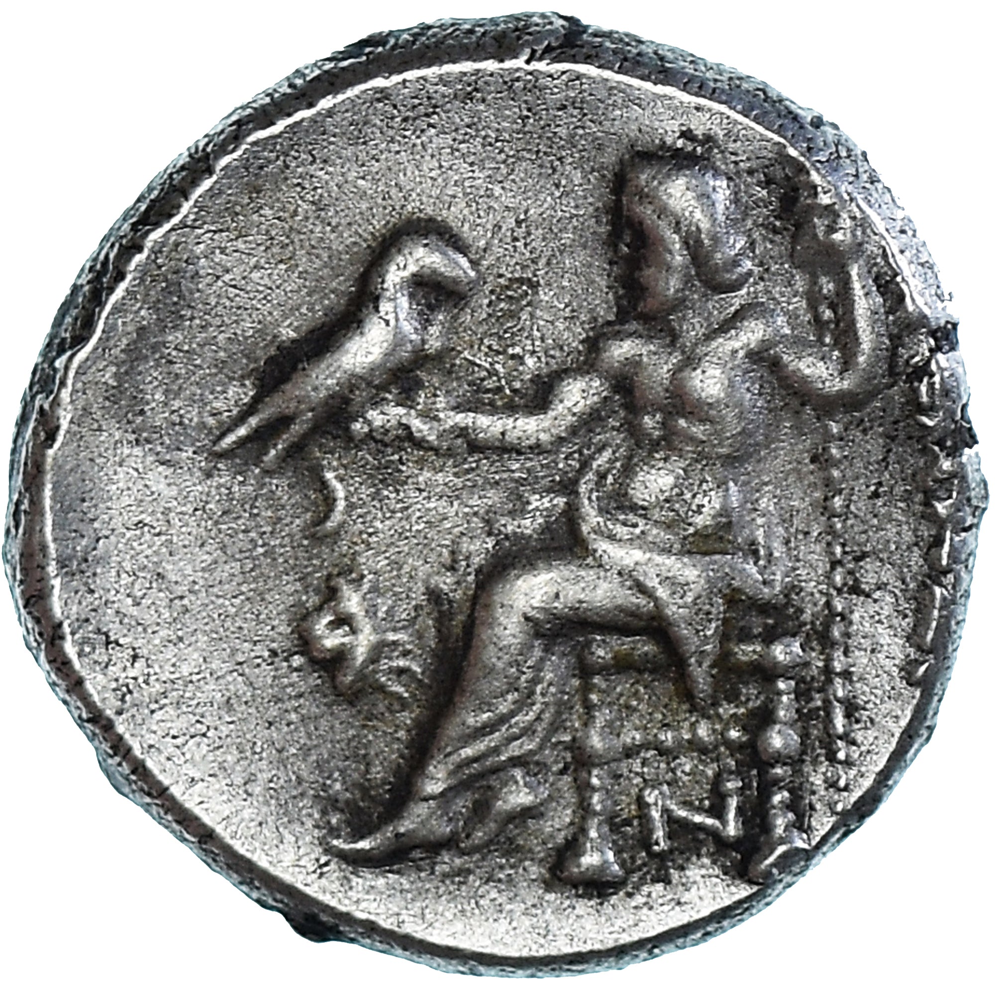 Monnaie, Royaume de Macedoine, Alexandre III, Drachme, 310-301 BC, Colophon