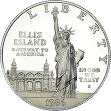 Coin, United States, Centenaire de la Statue de la Liberté, Dollar, 1986, San