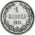 Moneta, Finlandia, Alexander II, Markka, 1874, Helsinki, AU(50-53), Srebro