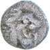 Coin, Caria, Tetartemorion, ca. 420-390 BC, Mylasa, EF(40-45), Silver