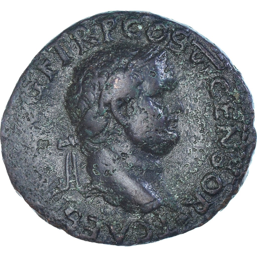 Coin, Titus, As, 77-78, Lugdunum, VF(30-35), Bronze, RIC:1273
