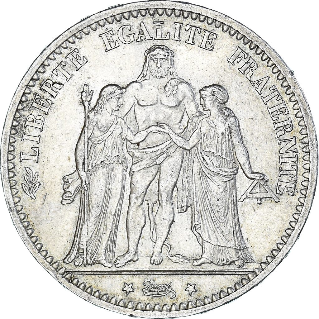 Moneta, Francia, Hercule, 5 Francs, 1874, Paris, SPL-, Argento, Gadoury:745a