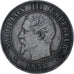 Coin, France, Napoleon III, 2 Centimes, 1854, Strasbourg, EF(40-45), Bronze