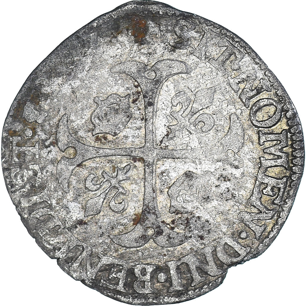 Coin, France, Henri IV, Douzain aux deux H, Uncertain date, Saint Lô, F(12-15)