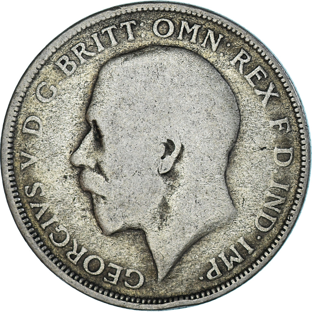 Moneta, Gran Bretagna, George V, Florin, Two Shillings, 1920, B+, Argento