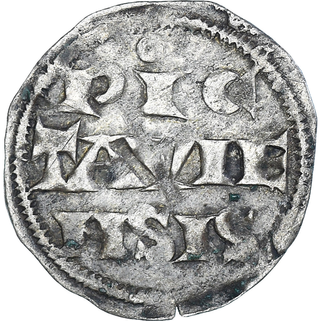 Moneta, Francja, Richard Cœur de Lion, Denier, ND (1189-1199), AU(50-53)