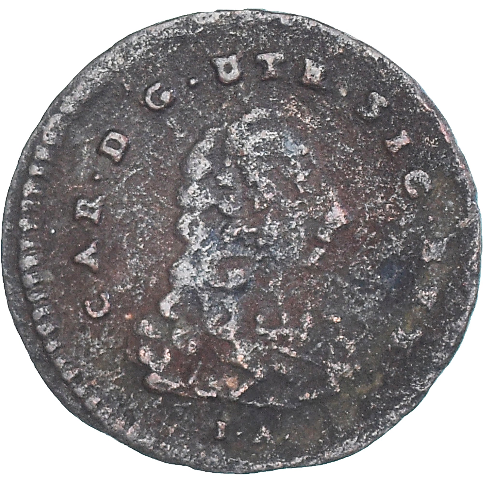 Münze, Italien Staaten, Charles III, 4 Cavalli, 1756, Naples, S+, Kupfer