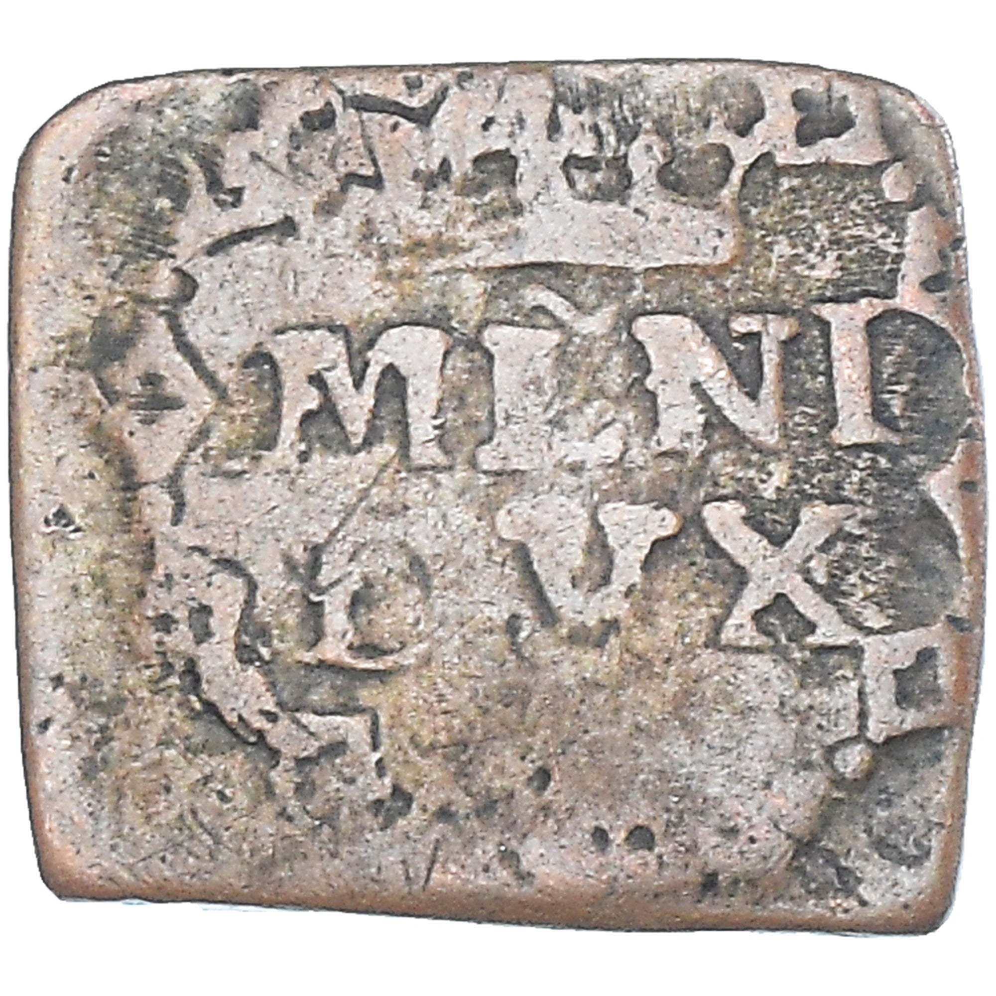 Coin, ITALIAN STATES, Charles VI, Quattrino, 1707-1740, Milan, VF(20-25), Copper