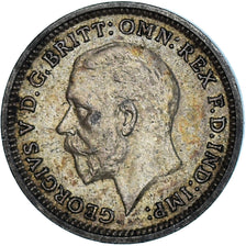 Coin, Great Britain, George V, 3 Pence, 1935, AU(50-53), Silver, KM:831