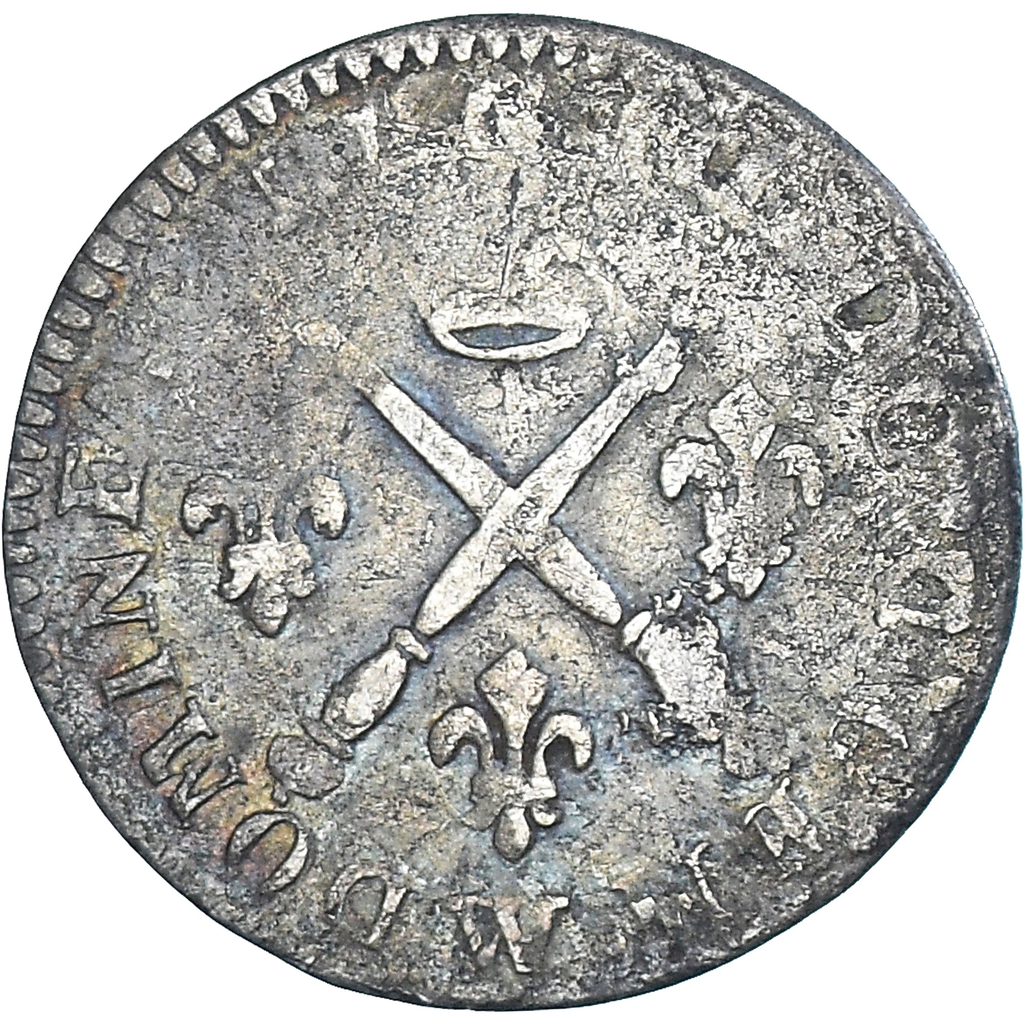 Coin, France, Louis XIV, 5 Sols aux insignes, Uncertain date, Lille, réformé