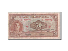 Colombia, 50 Pesos Oro, 1967, KM:402b, 1967-10-12, MBC