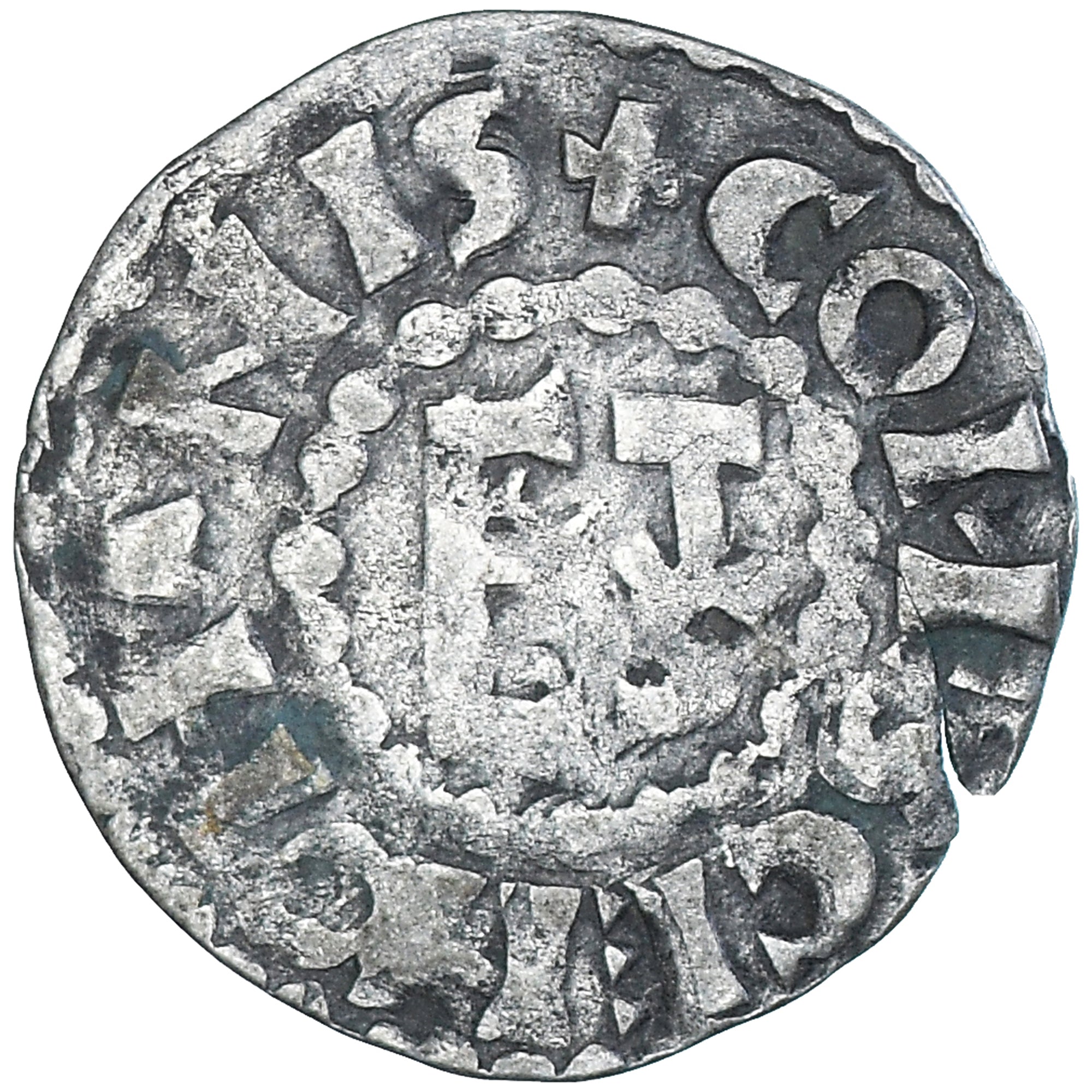 Coin, France, Herbert I, Denier, 1015-1035, VF(30-35), Billon, Boudeau:171