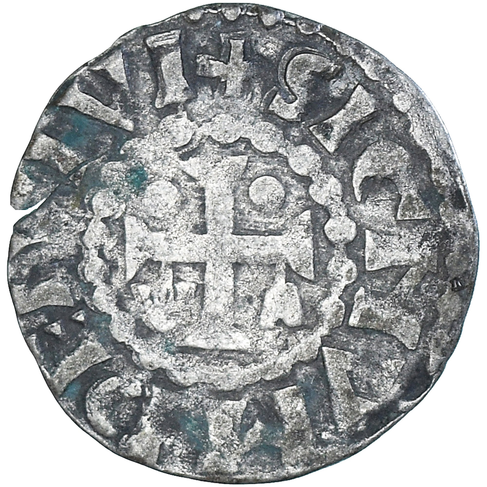 Coin, France, Herbert I, Denier, 1015-1035, VF(30-35), Billon, Boudeau:171