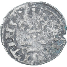 Moneta, Francja, Philip II, Denier, 1180-1223, Saint-Martin de Tours, VF(20-25)